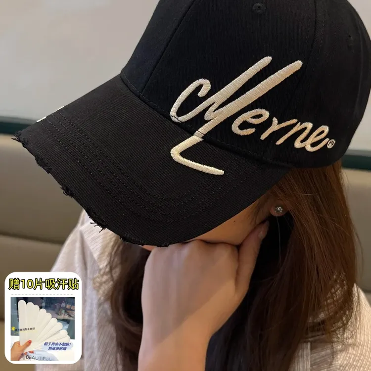 【送吸汗贴】2025新款刺绣字母棒球帽子女户外运动休闲时尚鸭舌帽男