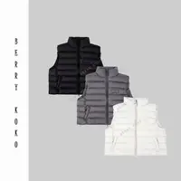 【MISSKO】复古显瘦“排骨”立领休闲户外宽松高品质羽绒气质马甲 J35