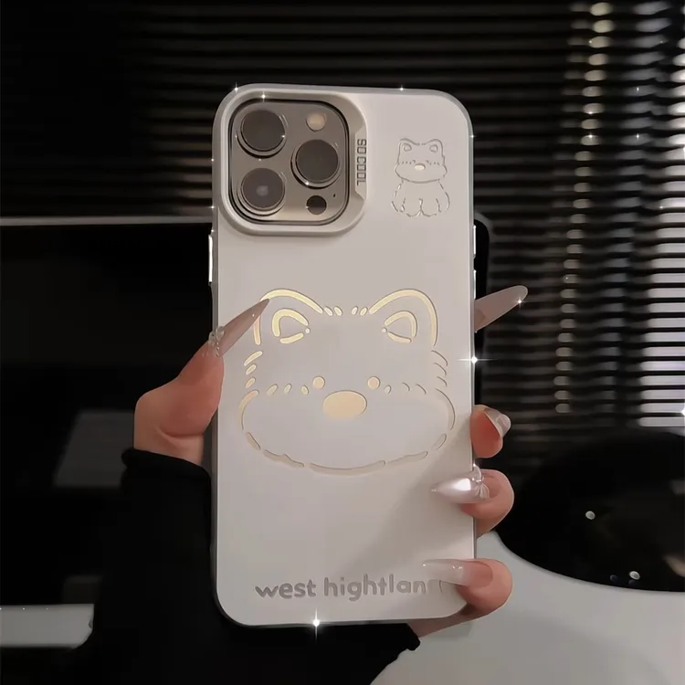西高地适用苹果17pro手机壳16promax彩银华为p60荣耀oppo小米vivo