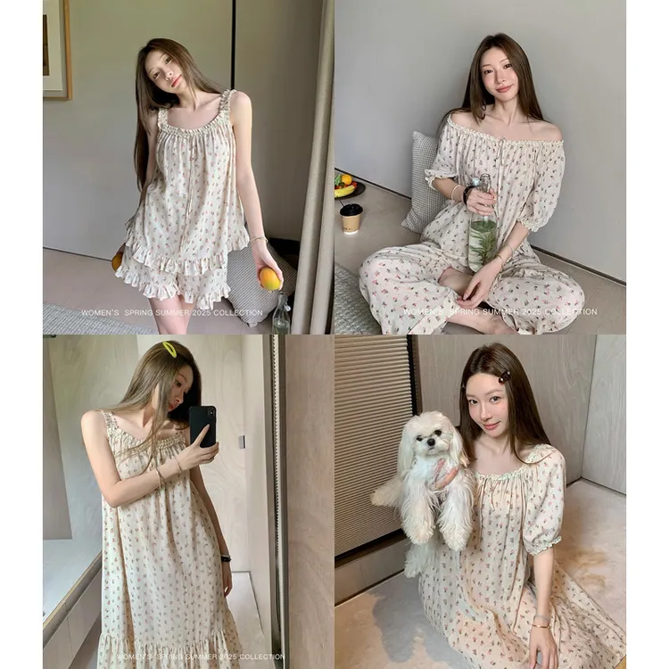 【小熊粉丝专享】YESWOMEN小粉花系列·浪漫甜美套装XY5356D3968