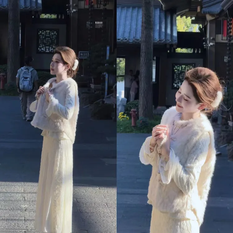 【婷婷】《小暖炉》 毛毛马甲 百搭软糯糯外套马甲TT2SDTY2673