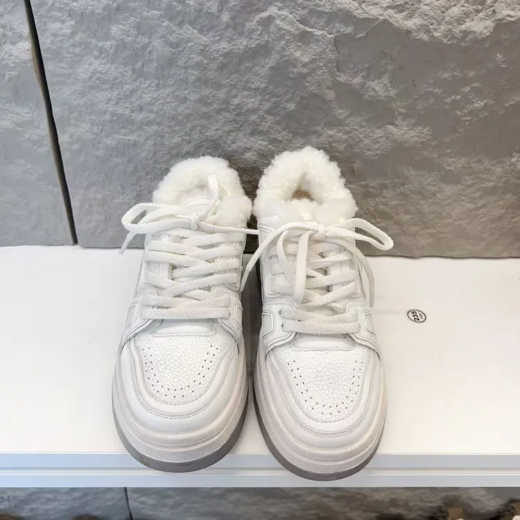 5163-03做旧系带加绒脏脏休闲鞋