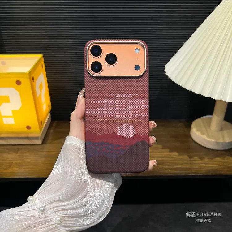 适用于苹果iPhone17ProMax手机壳17pro真凯夫拉碳纤维超薄磁吸款