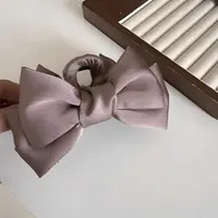 【阿敲】A1111~13CM简约大气优雅高级缎面蝴蝶结抓夹发饰-麦穗头饰