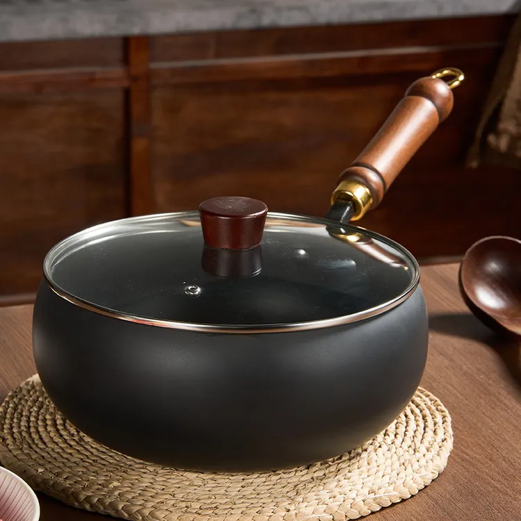 正宗手工锻打大肚锅铁锅家用炒菜锅无涂层不粘炒锅已经开好锅