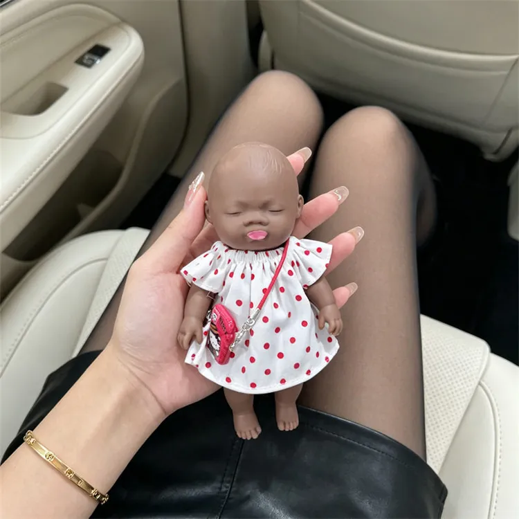 【送衣服】14cm娜塔莎黑娃解压玩具整蛊上班族缓解焦虑神器丑娃娃套