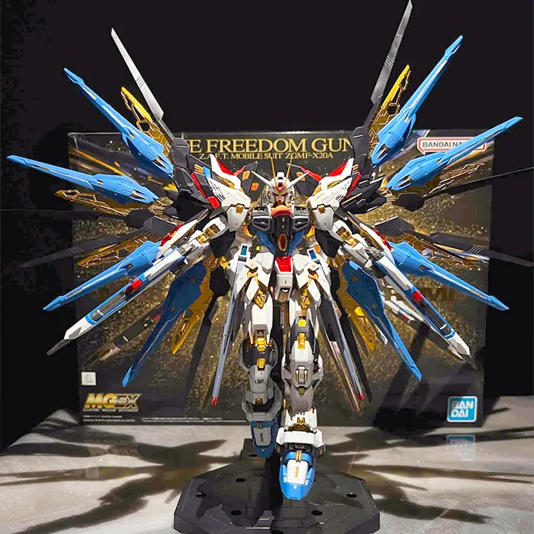 集模社高达模型HG强袭自由元祖MG红异端独角兽拼装机甲手办玩具