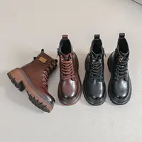 【运费补助】秋季新款增高美拉德风短筒靴X887