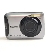 95新 Canon/佳能 a490灰色清冷感磨皮一千万像素复古相机自备电池