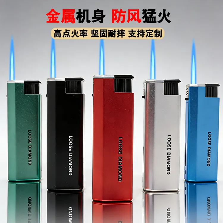 高品质可充气金属防风创意打火机加厚防爆家用男士礼物新款打火机