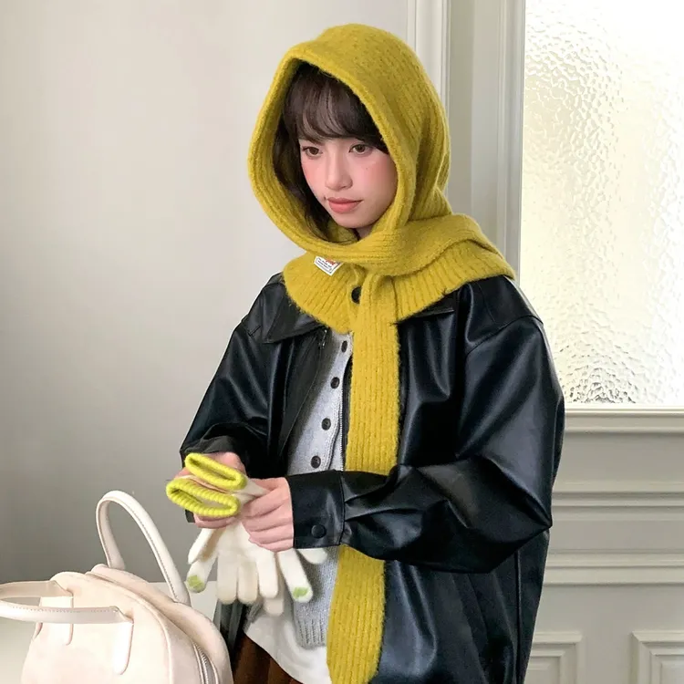 【森林·臻选】首尔街头巴拉克拉法帽加厚针织帽女冬保暖毛线护耳帽