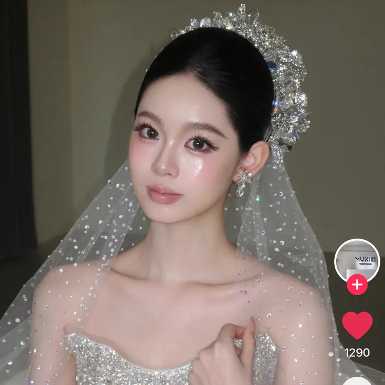 简白手作|重工水晶爆闪皇冠“灰姑娘的水晶冠”