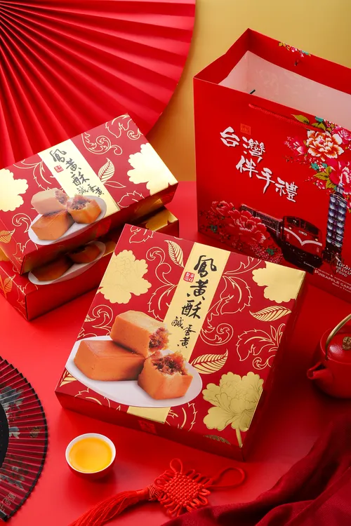 台湾风味冰角小赞菠萝酥咸蛋黄（糕点）400克