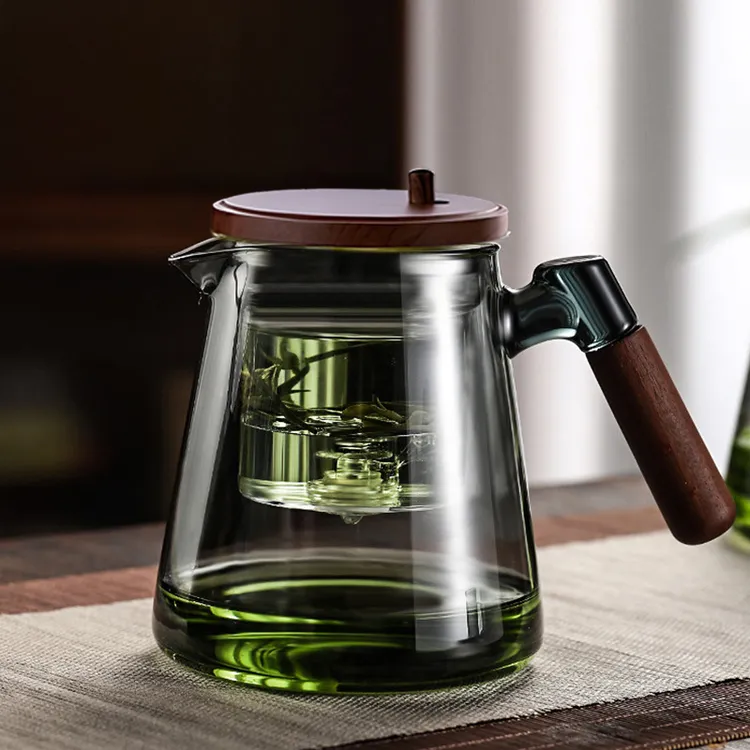 玻璃泡茶壶茶具一人饮飘逸杯茶水分离耐高温泡茶器办公室个人茶壶