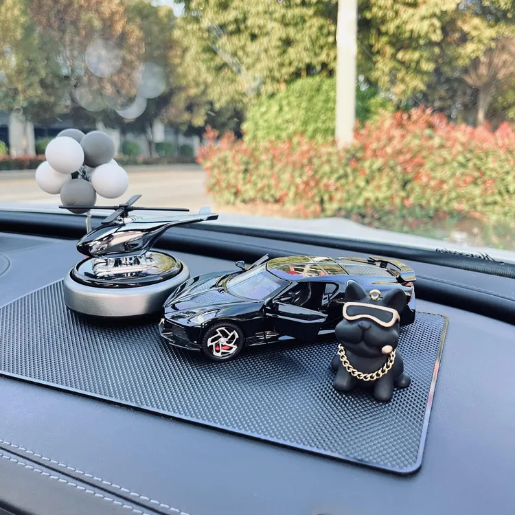 【星脉】车载摆件车载香薰太阳能直升飞机创意车内饰品中控台摆件