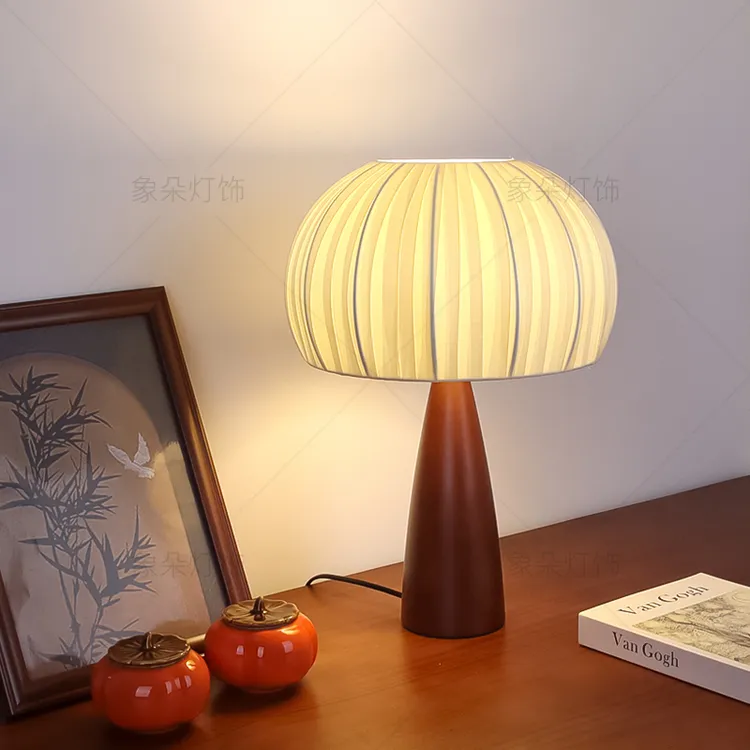 中古台灯卧室床头灯美式复古侘寂风客厅书房桌面法式高级感氛围灯