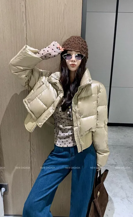 利达NEWDADADA冬季显瘦立领羽绒服新款百搭秋冬保暖外套XHM2372