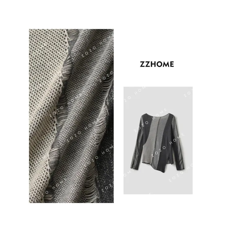 ZOZO HOME ｜沙丘美丽奴羊毛不规则套头毛衣q170438p潮牌时尚