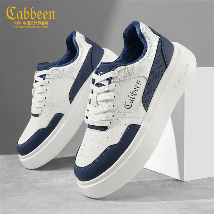 卡宾板鞋男2025新款冬季休闲运动鞋男士时尚百搭潮流板鞋