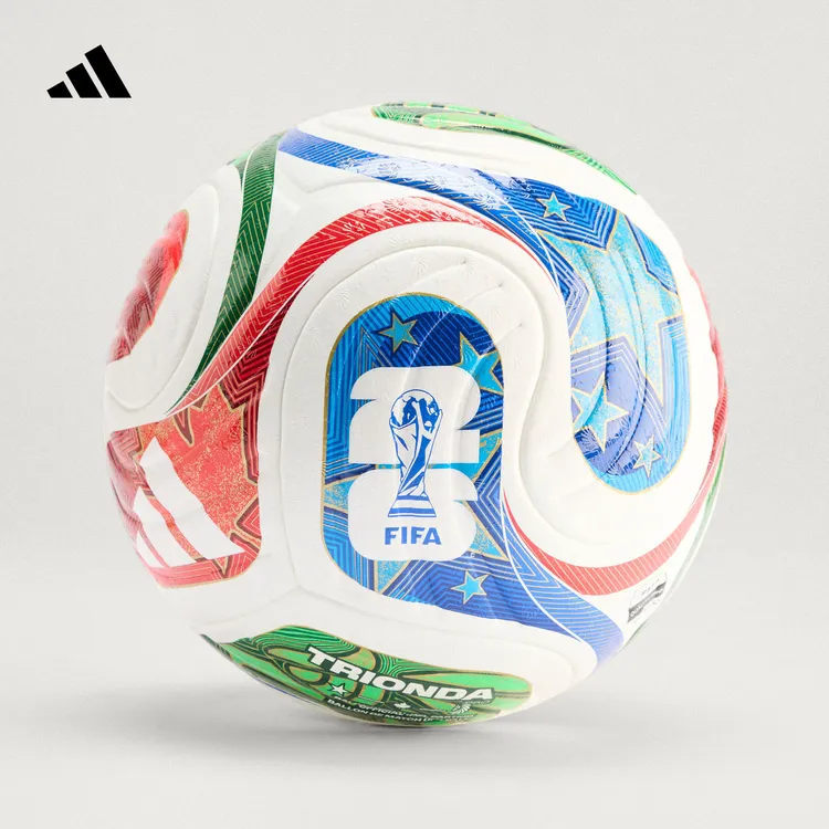 阿迪达斯官方 TRIONDA三重浪 26年FIFA世界杯官方比赛用球 JD8021
