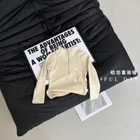 25ss【秋上新】女童修身卫衣外套秋冬儿童百搭拉链衫上衣