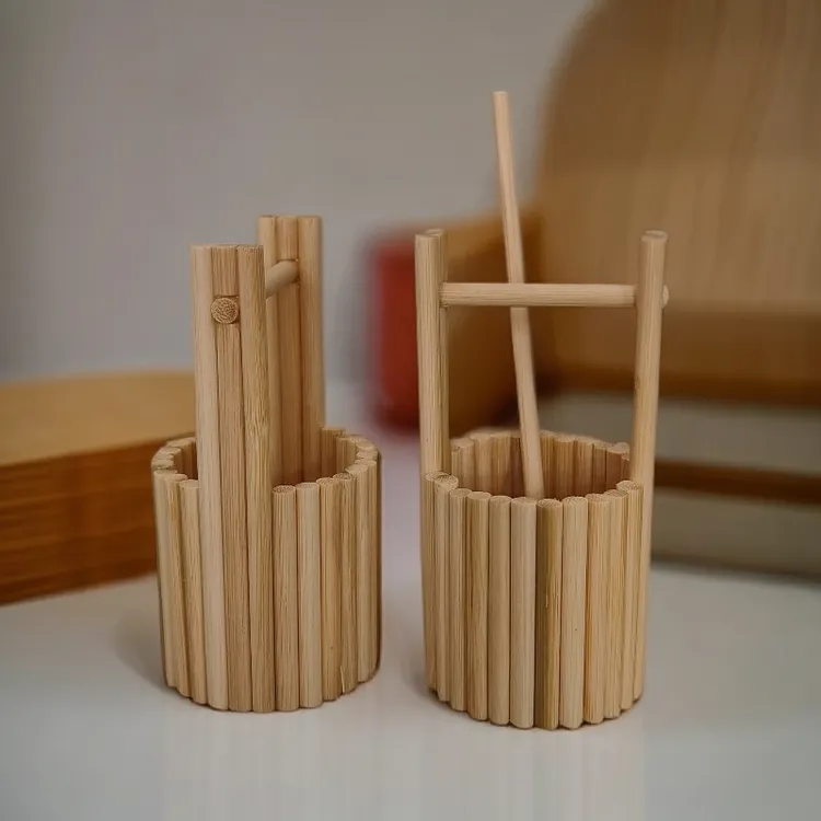 diy美育手工作业一次性筷子变废为宝旧物改造通用技术手工成品