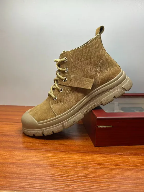 防踢厚底美式男鞋马丁靴防滑耐磨轻便户外潮流舒适高帮休闲透气帅