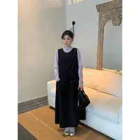 C/1368 韩系淑女气质碎花灯芯绒无袖背心连衣裙 9-21