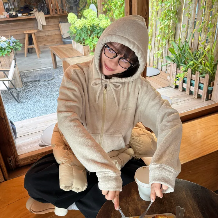 SEVENFUOO-【显瘦连帽】外套