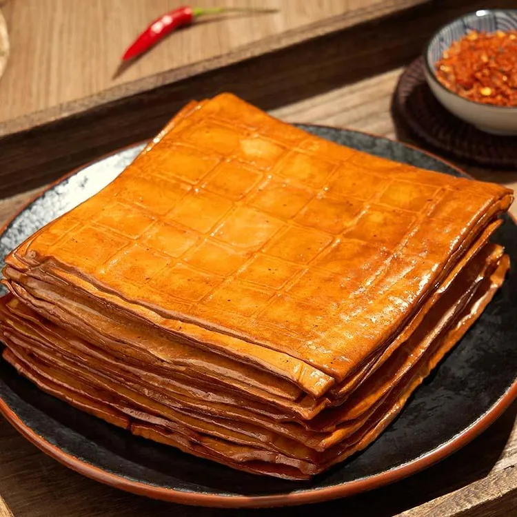 牛皮豆干五香豆腐干香辣豆皮烧烤串串香食材四川特产香干小吃