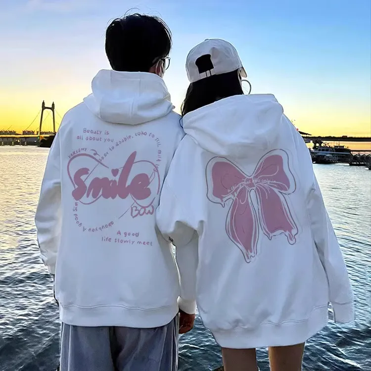 特别的大码情侣装秋冬卫衣2025新款超火高级感小众不撞衫设计卫衣