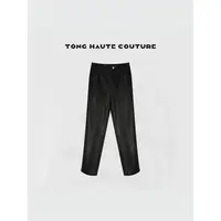 【清思】25新高级感“蛋白皮”时尚百搭皮裤 YK087