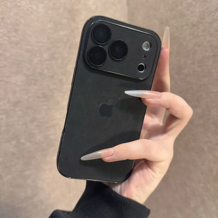 简约翻毛皮适用苹果17pro手机壳全包iPhone16promax小众15个性14