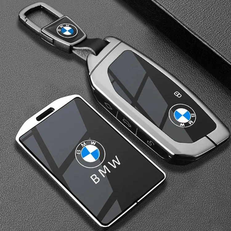 适用宝马卡片钥匙套25款X5X3扣5系530li金属535le卡套7系X1X6X7壳