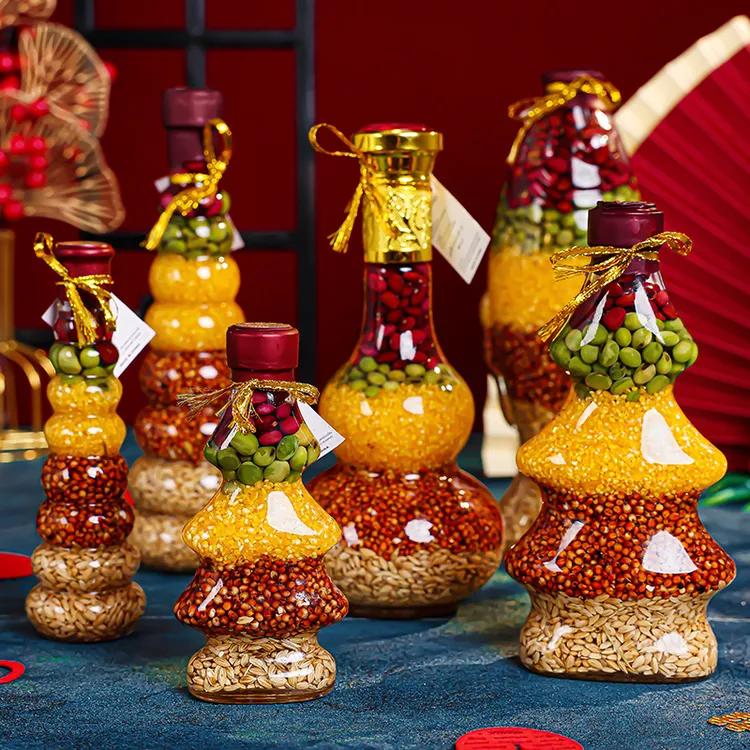 乔迁之喜搬新家新居装饰布置用品摆件五谷丰登瓶入宅仪式礼物礼品