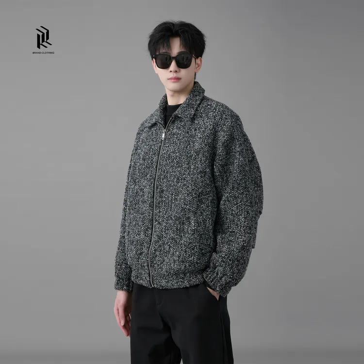 【RHETT KELLEY】非黑即白冬季2024年新款夹棉加厚复古保暖男款外套