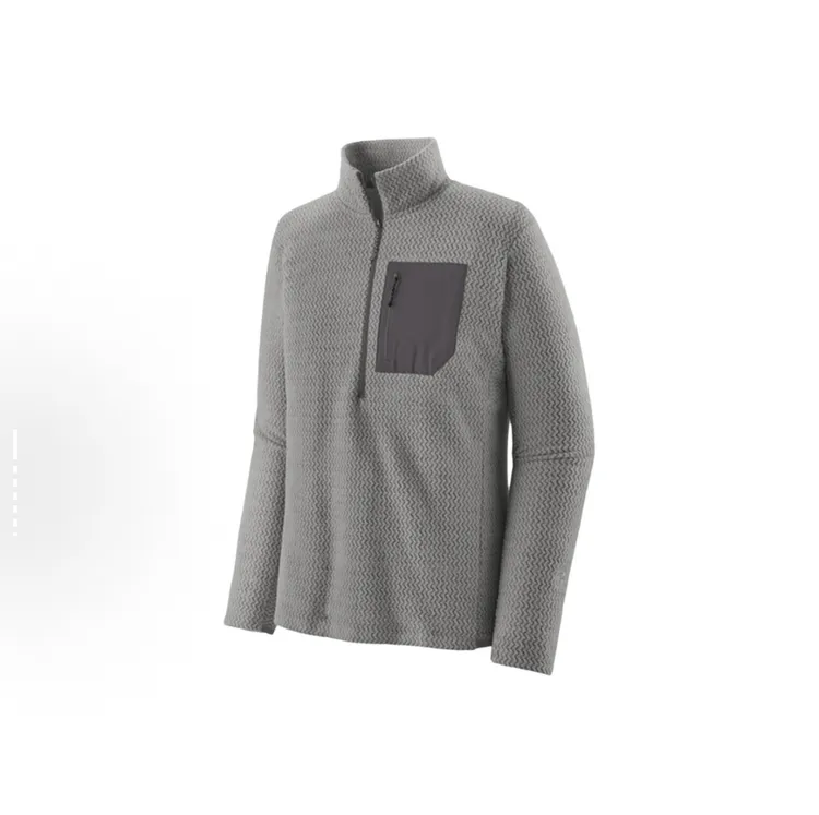 户外Z字海浪抓绒卫衣 保暖透气抓绒纹路款