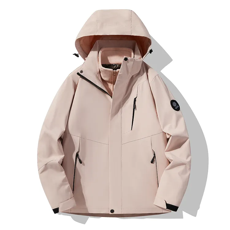 2025质感冲锋衣运动户外男士登山服三合一可拆卸秋冬季女秋冬外套