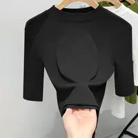 TrT0002/TrT0003  女士中领中袖打底衫