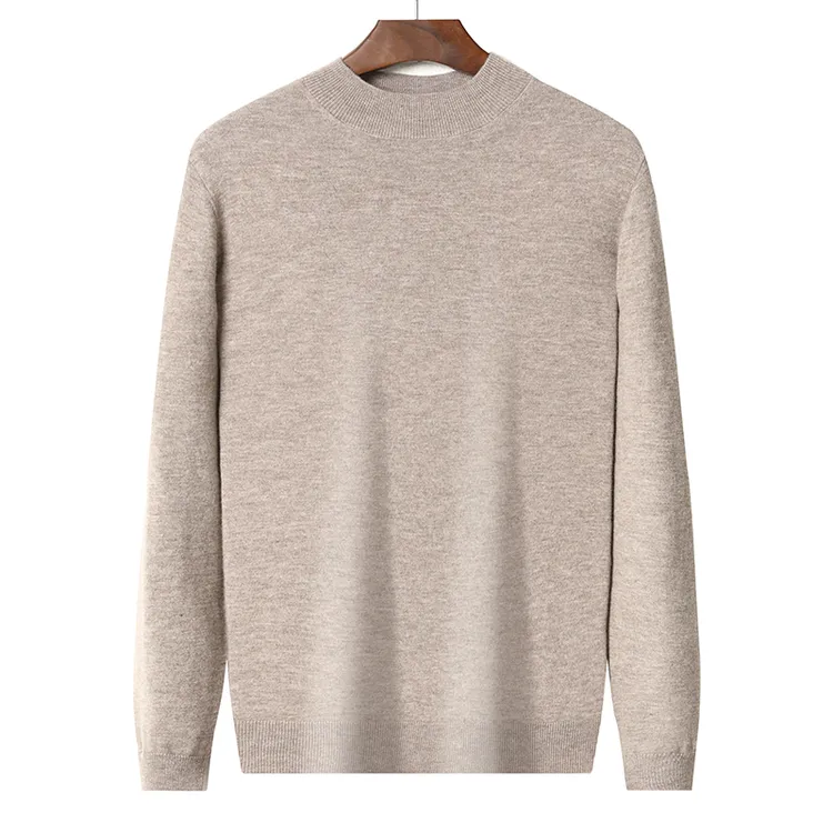 【三农之家】【精纺纯羊毛】半高领高品质100%绵羊毛打底衫