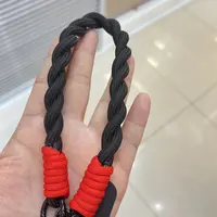 L533黑色红双拼手机链