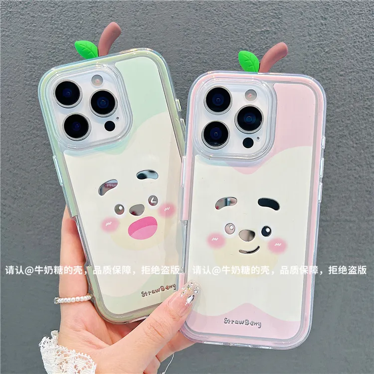 炫彩镜面适用苹果16/iPhone/华为手机壳防摔15promax爆款pura70潮