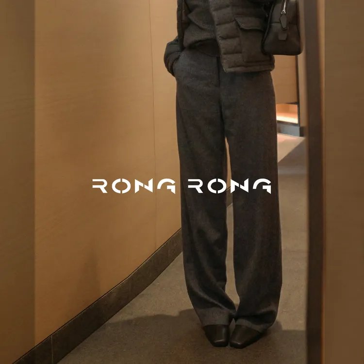 溶溶【奢牌人生裤】RONG重磅Super120s超细真丝+羊毛精裁西裤MP130G