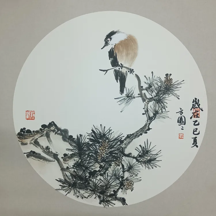 写意花鸟国画作品