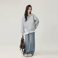 女童假两件卫衣25761