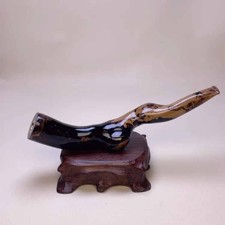 海柳烟嘴自然随型粗中细一体三用活性炭过滤循环过滤烟具