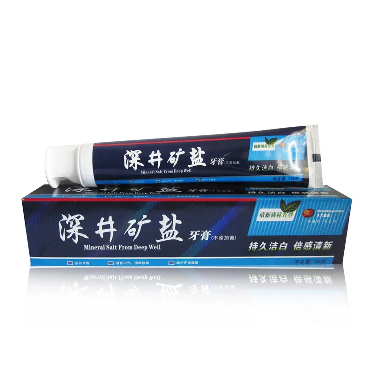 索贝斯深井矿盐牙膏160g