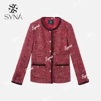 syna蔷薇  法式优雅气质小香风外套