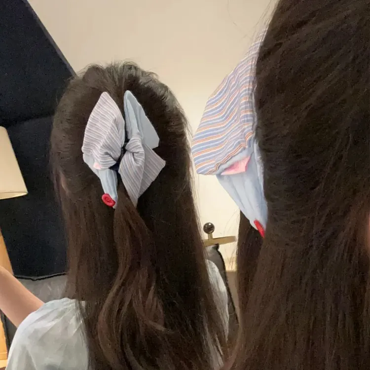 元气满满三角抓夹甜美少女发夹鲨鱼夹后脑盘发饰头饰夹子新款发饰