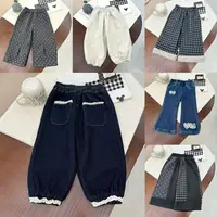 【500-599】小小初2025冬季新款裤子卫裤牛仔百搭女童加绒韩系甜美